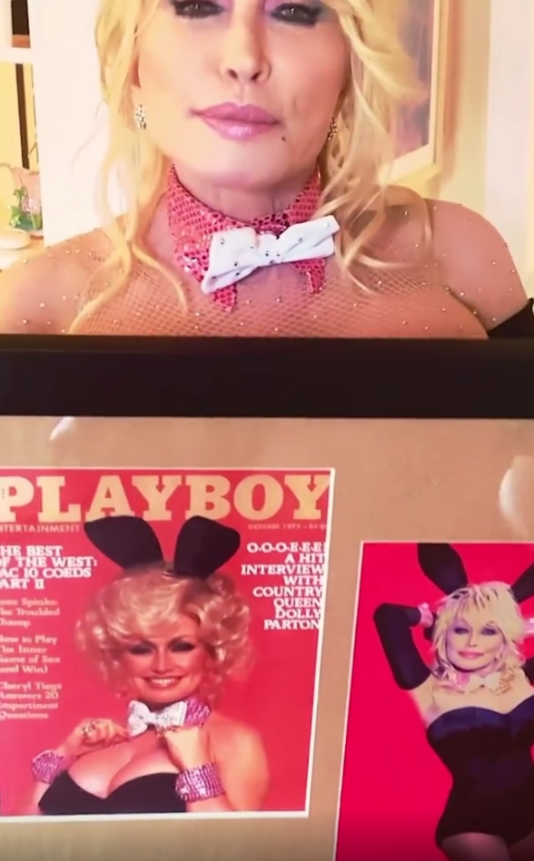 new dolly parton playboy bunny photo