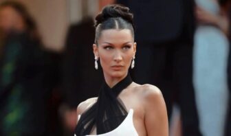 bella hadid bangs