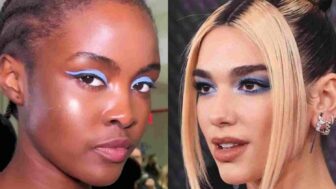 blue eye shadow trend