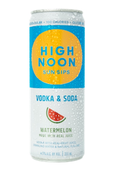high noon healthiest alcoholic drinks