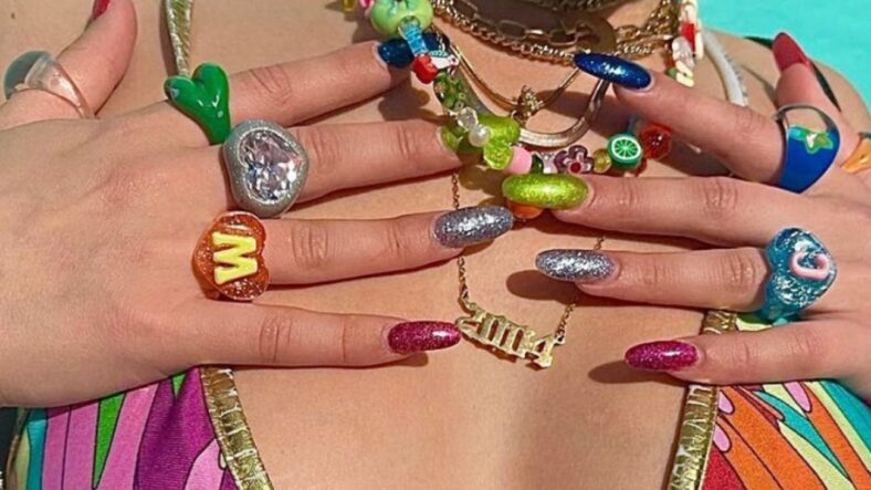 colorful chunky jewelry
