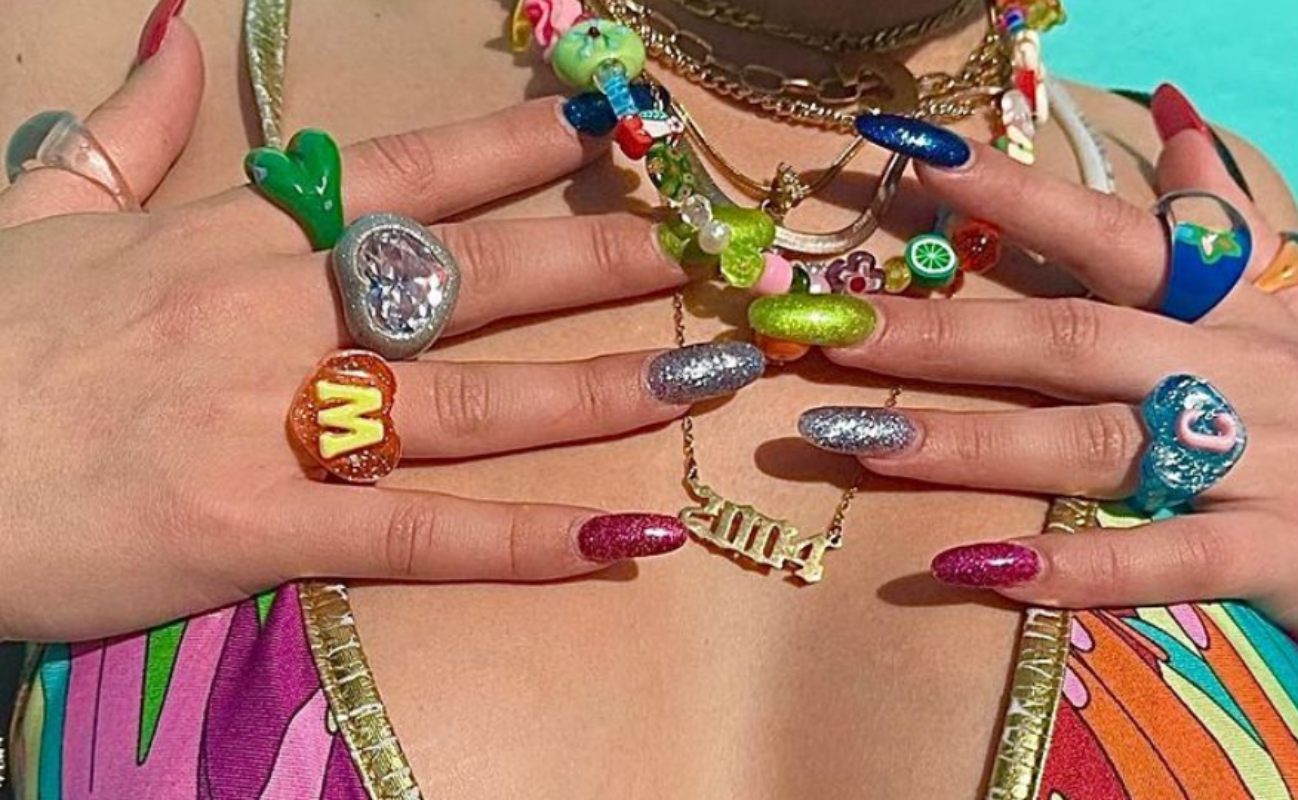 colorful chunky jewelry