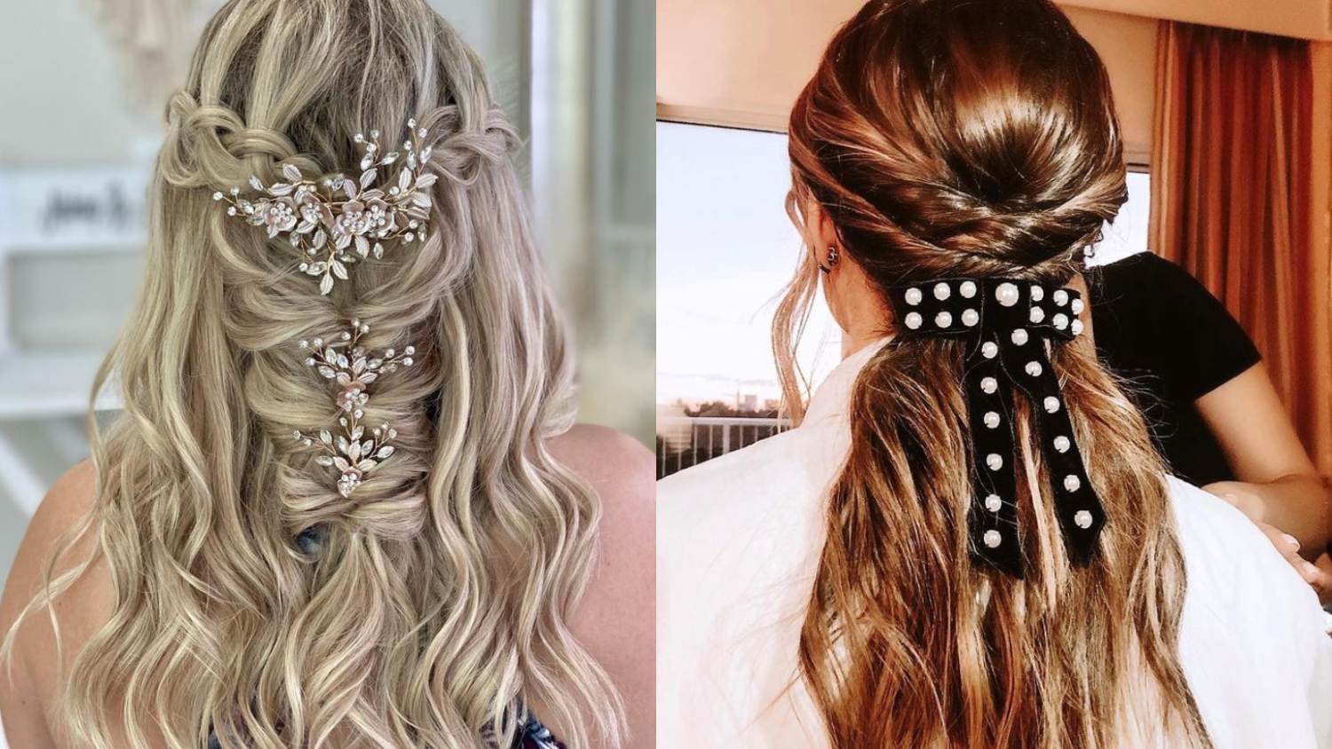half-up half-down hairstyles