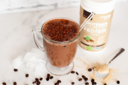 Protein shakes in coffee, proffee