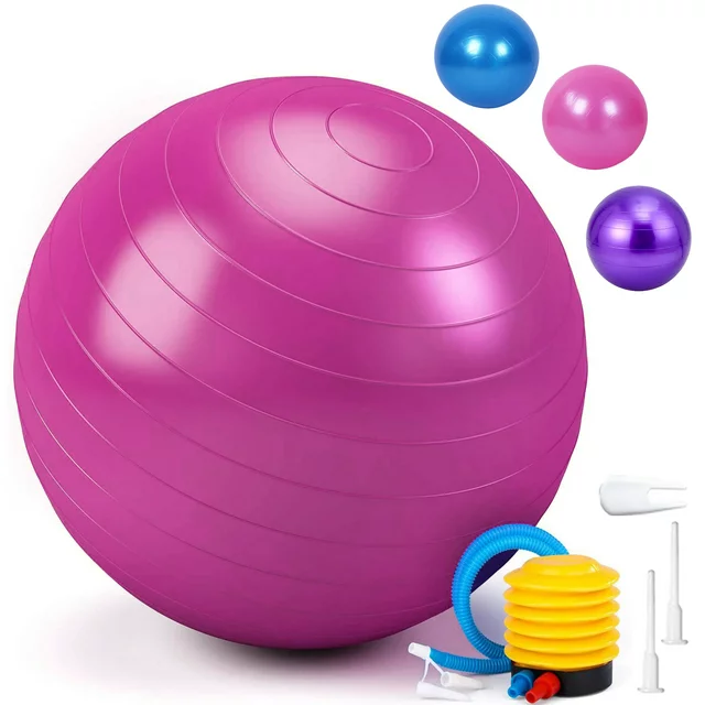 yoga ball bouncing