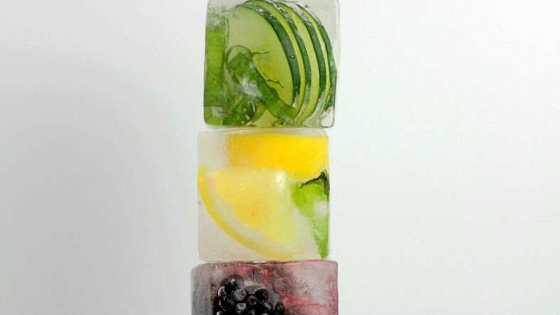 Creative Fruit In Ice Cube