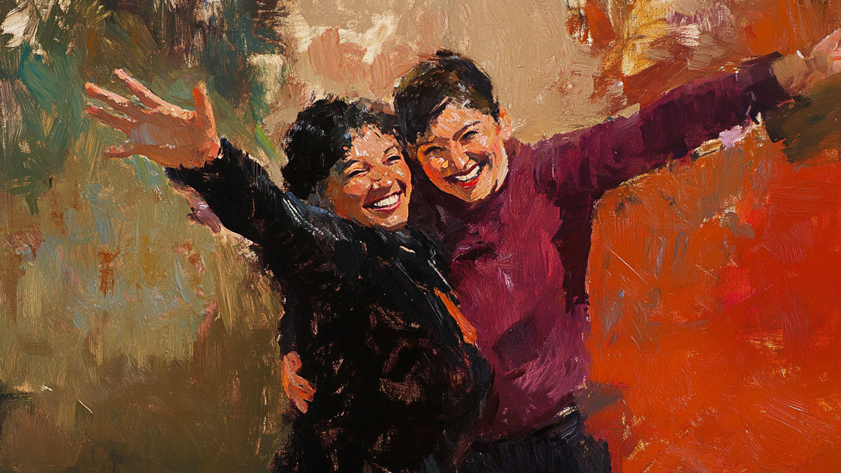 Two people being supportive of each other - anxiety disorders