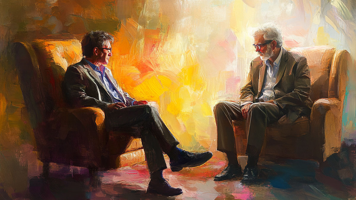 Seeking professional help and talking