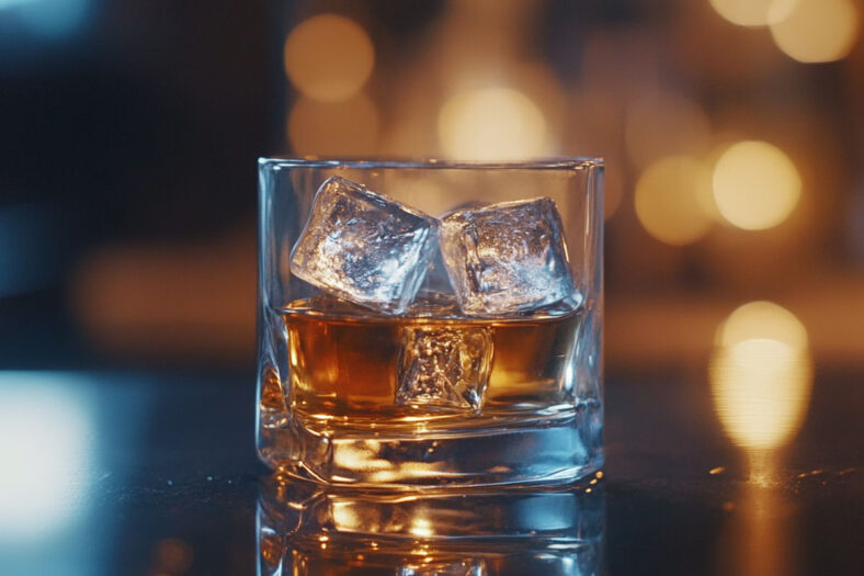 Whiskey on the rocks