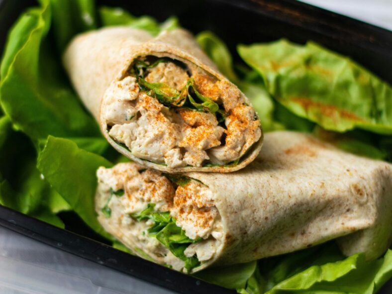 Chicken Wraps Healthy Dinners, Unsplash