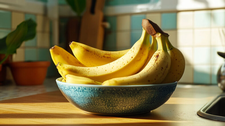 A bowl of bananas