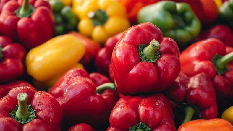 A selection of bell peppers