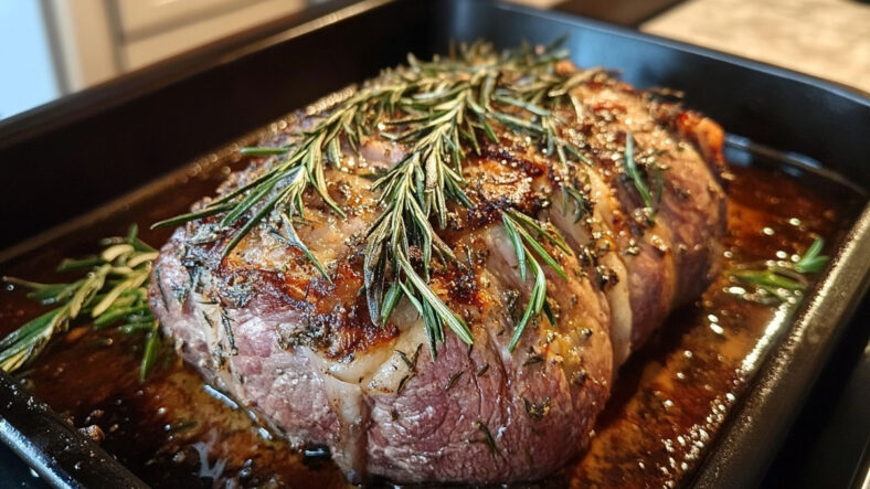 Rosemary on lamb