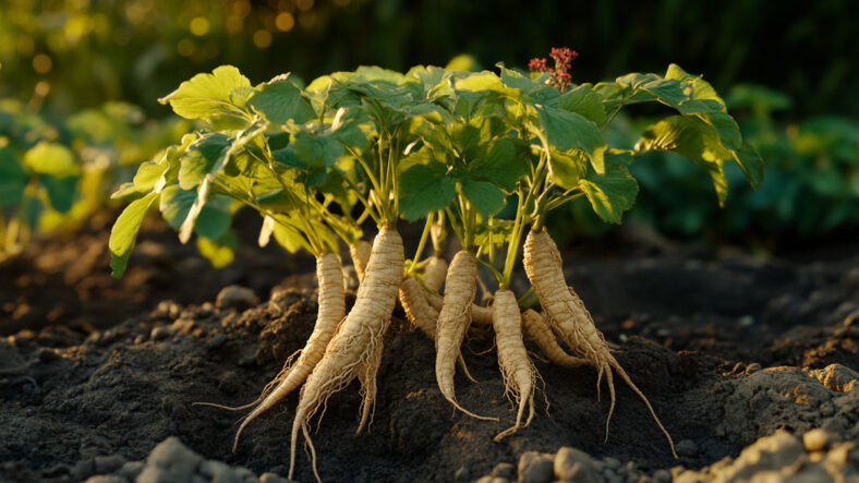 Siberian Ginseng uprooted