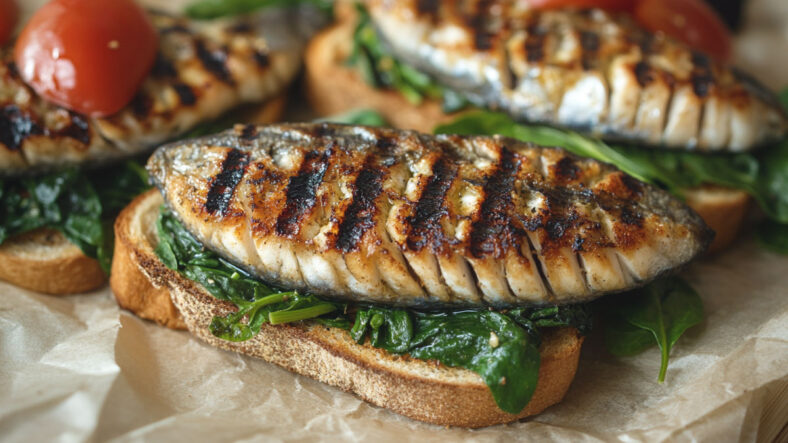 Grilled mackerel