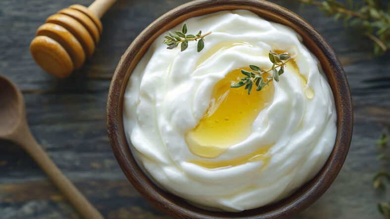 Yoghurt and real honey