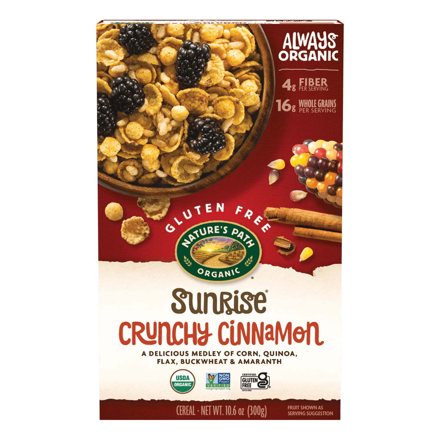 Nature's Path Sunrise Crunchy Cinnamon Cereal