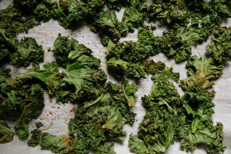 baked kale chips