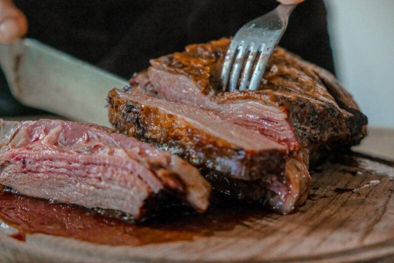 steak cut up