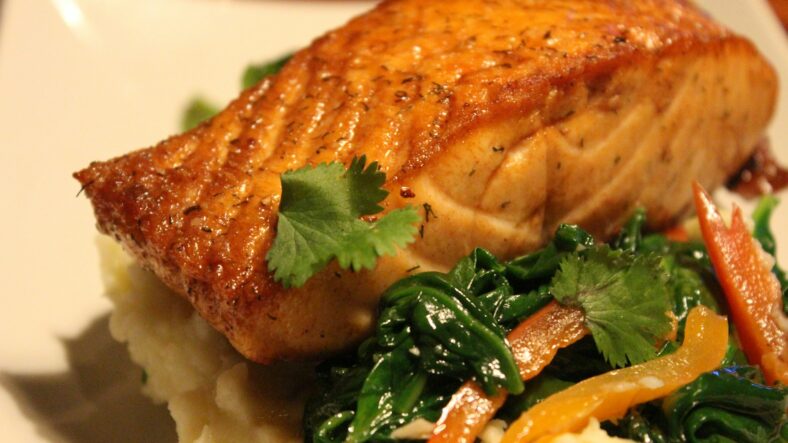 cooked salmon