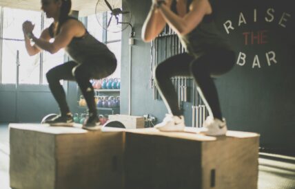 box jumps / high-intensity training