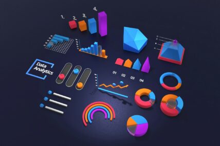 different data charts / data-driven onboarding