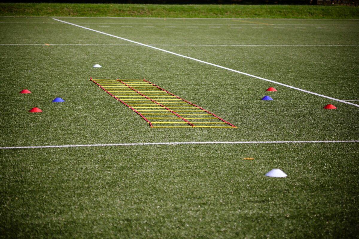 agility ladder and cones