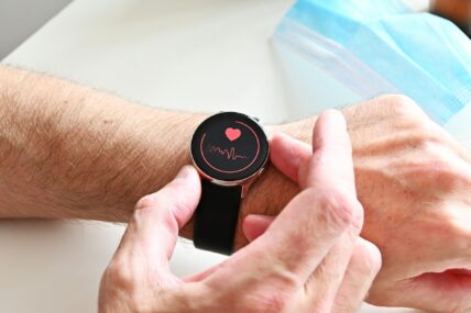 heart health tracker on watch