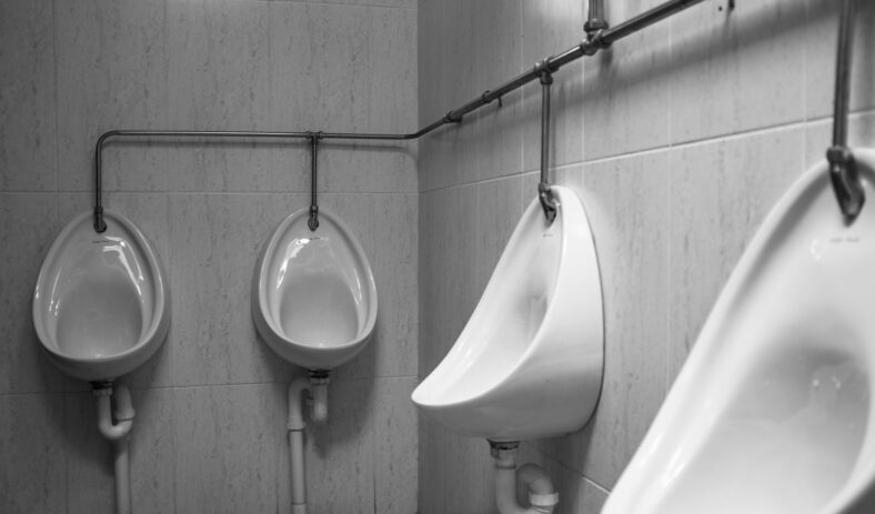 line of urinals