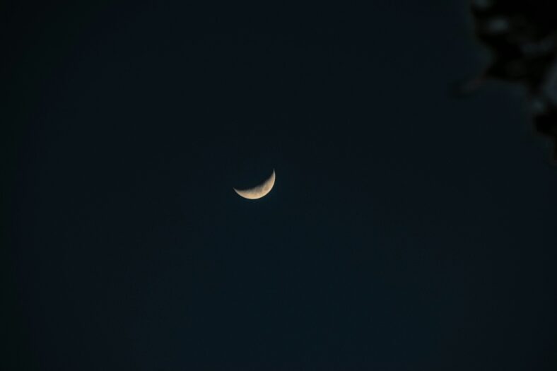 moon and night sky