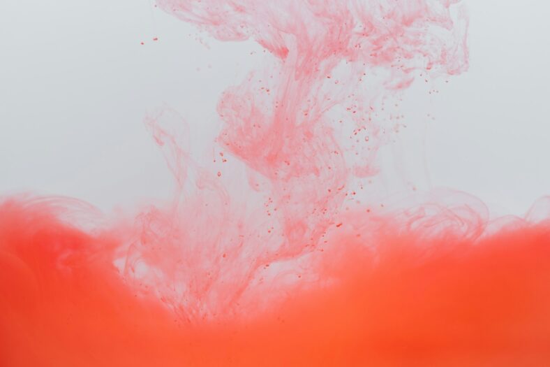 red dye in liquid